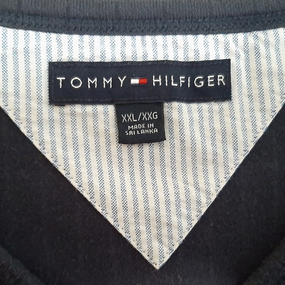 TOMMY HILFIGER Ribbed V Neck EUC - Picture 2 of 3